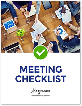 Meeting Checklist