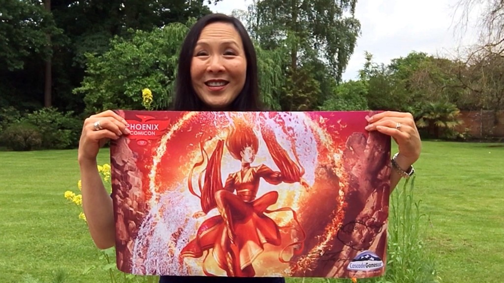Signed game mat by Steve Argyle