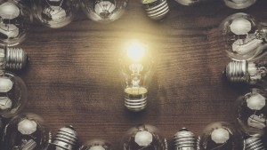 Glowing bulb